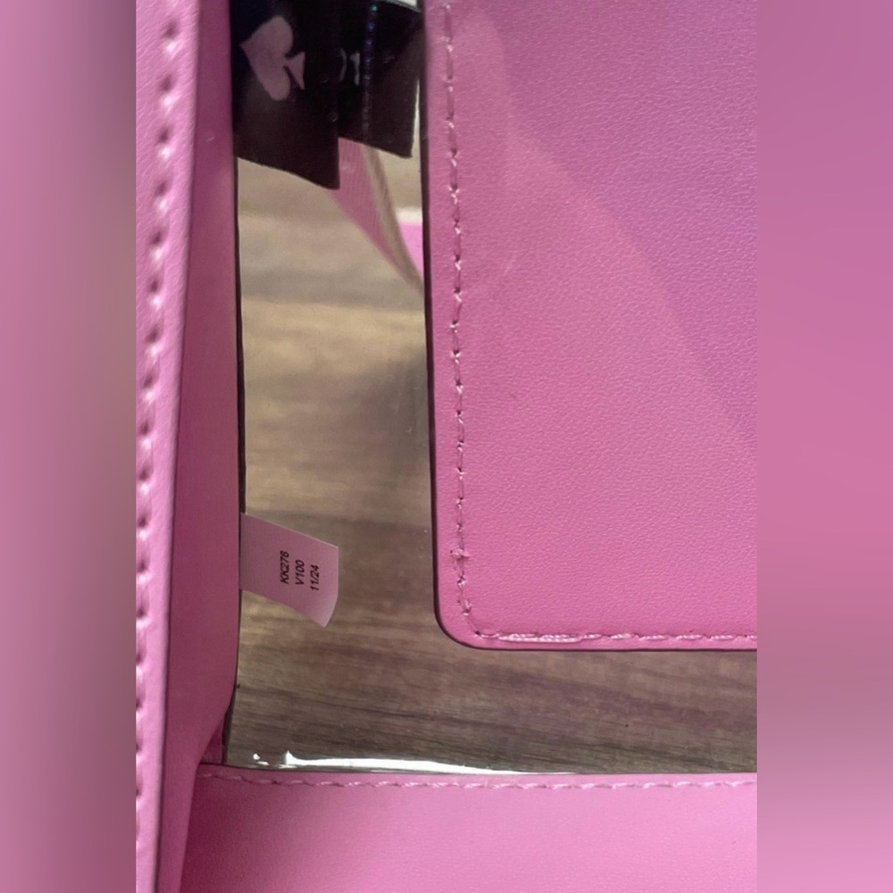Kate Spade Pink Clear Crossbody with Removable Strap - Picture 6 of 10